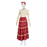 Anime Encanto Dolores Cosplay Navidad Disfraz Traje Vestido Falda