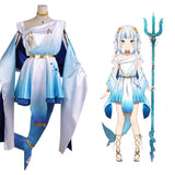 Juego Hololive Vtuber - Gawr Guerra Cosplay Disfraz Navidad Halloween Carnaval Fiesta Traje