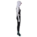 Película Spider-Man: Into the Spider Verse Gwen Stacy Mono Cosplay Disfraz Halloween Carnaval Traje Mujer Per.