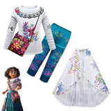 Anime Encanto Mirabel Niños Cosplay Disfraz Traje Navidad Carnaval Fiesta