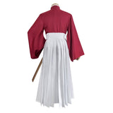 Película Rurouni Kenshin Himura Kenshin Kimono Cosplay Disfraz Traje Navidad Carnaval Fiesta