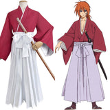 Película Rurouni Kenshin Himura Kenshin Kimono Cosplay Disfraz Traje Navidad Carnaval Fiesta