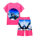 Avatar:The Way of Water Cosplay Disfraz Niñas Chicas Camiseta Pantalones Cortos Traje de Carnaval Fiesta