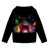 Among Us Ropa Gruesa de Invierno Chaqueta de Terciopelo con Cremallera Unisex