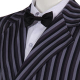 TV The Addams Family Gomez Addam Cosplay Disfraz Traje Navidad Carnaval Fiesta