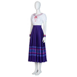 Anime Encanto Luisa Cosplay Navidad Disfraz Traje Vestido Falda