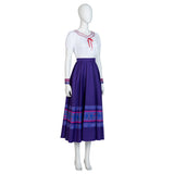 Anime Encanto Luisa Cosplay Navidad Disfraz Traje Vestido Falda