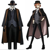 Anime Bungo Stray Dogs Nakahara Chuuya Cosplay Disfraz Traje Fiesta Halloween Carnaval