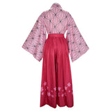 Anime Demon Slayer Kamado Nezuko Cosplay Kimono Disfraz Traje Fiesta Navidad Carnaval