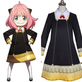 Anime SPY×FAMILY Anya Forger Cosplay Navidad Disfraz Traje Vestido Falda Carnaval
