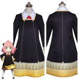 Anime SPY×FAMILY Anya Forger Cosplay Navidad Disfraz Traje Vestido Falda Carnaval