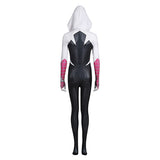 Película Spider Man: Across the Spider Gwen Stacy Mono Cosplay Disfraz Halloween Carnaval Traje Mujer