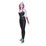 Película Spider Man: Across the Spider Gwen Stacy Mono Cosplay Disfraz Halloween Carnaval Traje Mujer