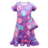 Anime Encanto Isabela Niños Cosplay Navidad Disfraz Traje Vestido Carnaval