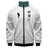 Anime Haikyuu!! Cosplay Chaqueta Date Tech Escuela Secundaria Club de Voleibol Ropa Deportiva