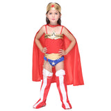 Wonder Woman Cosplay Disfraz de Halloween Traje de Superhéroes para Fiesta Disfraz para Niñas