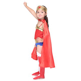 Wonder Woman Cosplay Disfraz de Halloween Traje de Superhéroes para Fiesta Disfraz para Niñas