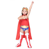 Wonder Woman Cosplay Disfraz de Halloween Traje de Superhéroes para Fiesta Disfraz para Niñas
