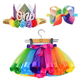 Niños Arcoíris Cosplay Vestido de TuTú Disfraz Falda Carnaval Cumpleaños
