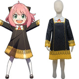 Anime Spy Family Anya Forger Niños Cosplay Navidad Disfraz Traje Vestido
