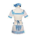 Anime Re:Life In A Different World From Zero Ram Cosplay Navidad Disfraz Traje Vestido Falda