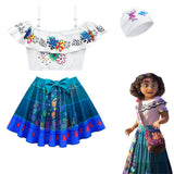 Anime Encanto Mirabel Niños Cosplay Fiesta Disfraz Traje de Baño
