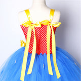 Halloween Disfraz Juego de Rol Wonder Woman Tutu Vestido de Princesa para Carnaval para Niñas