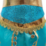 Película Aladdin and The Magic Lamp Jasmine Niños Cosplay Navidad Disfraz Traje Vestido