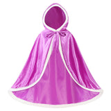 Niño invierno princesa capa con capucha Navidad Fiesta cosplay disfraces Halloween carnaval