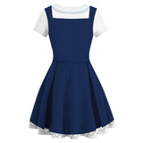 Anime SPY×FAMILY Anya Forger Cosplay Navidad Disfraz Traje Vestido