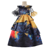 Anime Encanto Isabela Niños Cosplay Navidad Disfraz Traje Vestido
