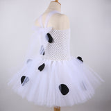 Vacas Niños Tutu Cosplay Halloween Disfraz Fiesta Conjunto Carnaval Traje