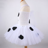 Vacas Niños Tutu Cosplay Halloween Disfraz Fiesta Conjunto Carnaval Traje