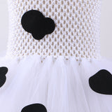 Vacas Niños Tutu Cosplay Halloween Disfraz Fiesta Conjunto Carnaval Traje