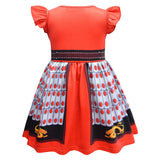 Hua Mulan Cosplay Vestido de Halloween o Carnaval Vestido para Niñas