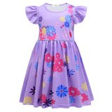 Anime Encanto Niños Isabela Cosplay Navidad Disfraz Traje Vestido