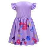 Anime Encanto Niños Isabela Cosplay Navidad Disfraz Traje Vestido
