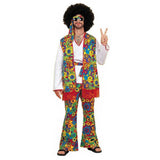 Hombre Retro Disco Cosplay Baile Disfraz Navidad Carnaval Fiesta Exposición Traje