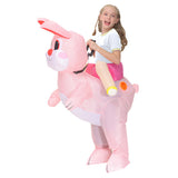 Juegos de Rol Traje de Inflable Conejo Cosplay Disfraz Navidad Carnaval Fiesta Niños y Adultos