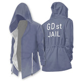 Anime JoJo's Bizarre Adventure Stone Ocean Jolyne Cujo Sudadera Cosplay Navidad Fiesta 3D Impreso Casual Cordón