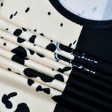 Película Cruella Niños Vestido falda Cosplay Disfraz Halloween Carnaval Traje
