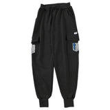 Anime Attack on Titan Cosplay Pantalón Casual Deportivo Traje