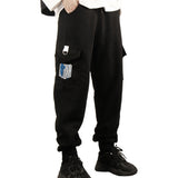 Anime Attack on Titan Cosplay Pantalón Casual Deportivo Traje