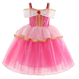 Niñas Chicas Aurora Cosplay Falda De Disfraces Traje De Carnaval De Fiesta De Familia Casa Escuela