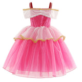 Niñas Chicas Aurora Cosplay Falda De Disfraces Traje De Carnaval De Fiesta De Familia Casa Escuela