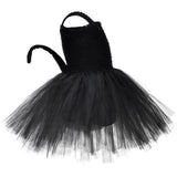 Gato Niños Cosplay Disfraz Traje Vestido Falda Halloween Conjunto Carnaval