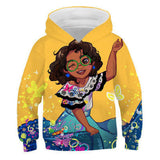 Anime Encanto Mirabel Niños Sudadera Cosplay Navidad Fiesta 3D Impreso Casual