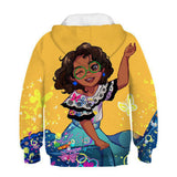 Anime Encanto Mirabel Niños Sudadera Cosplay Navidad Fiesta 3D Impreso Casual