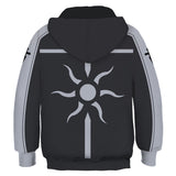 Sword Art Online Kirigaya Kazuto Cosplay Sudadera con Capucha de Manga Larga para Niños