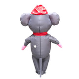 Señor Ratón Anime Traje Inflable Disfraz de Mascota para Adultos Carnaval Vacaciones Accesorios